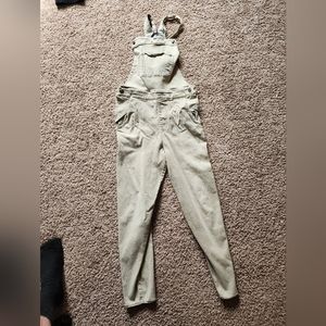Reclaimed Vintage Khaki Overalls Small